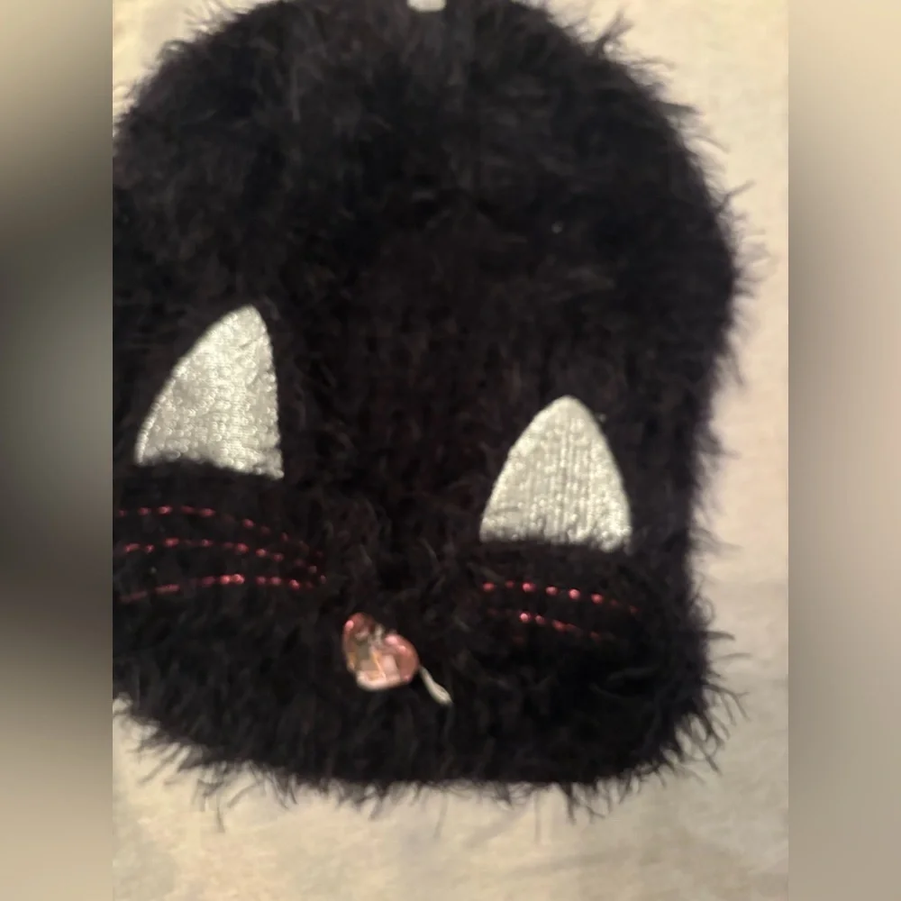 Clare’s kitty rhinestone hat NWT